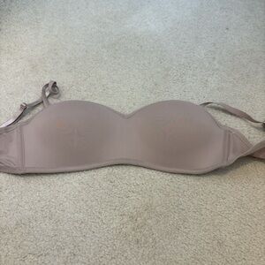 Seamless Tan Strapless Bra